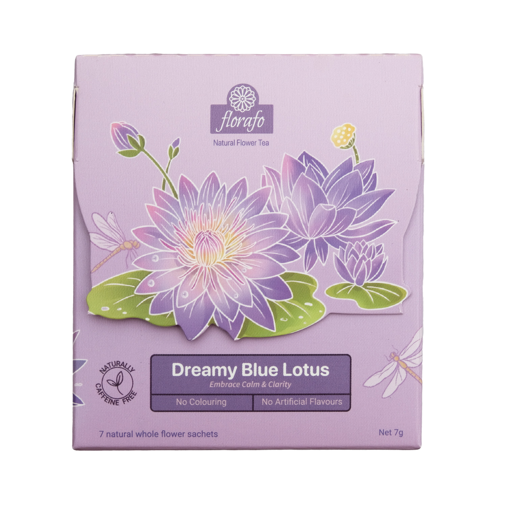 Whole Flower Infusion Box - Dreamy Blue Lotus - Florafo